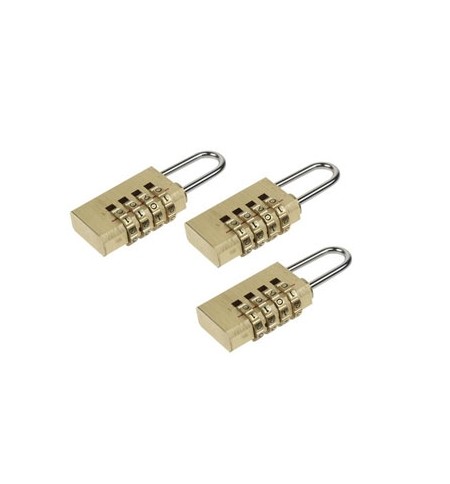 Cadeado com Código 20mm Pack 3un