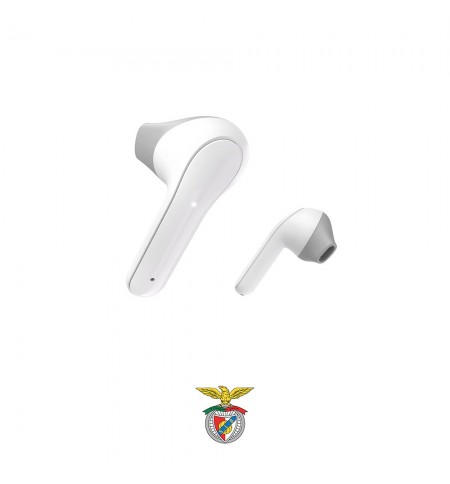 Auriculares Bluetooth Earbuds Freedom Light Benfica Branco