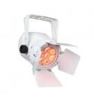 PAR LED RGBW 7x10W Mini Barndoor Branco