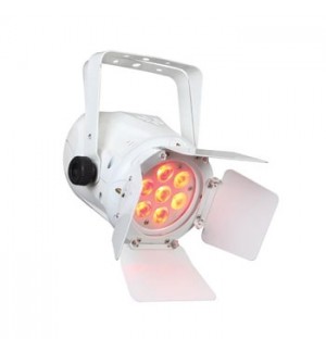 PAR LED RGBW 7x10W Mini Barndoor Branco