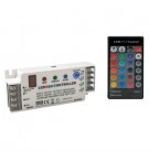Controlador LED RGB com Controlo Remoto IR