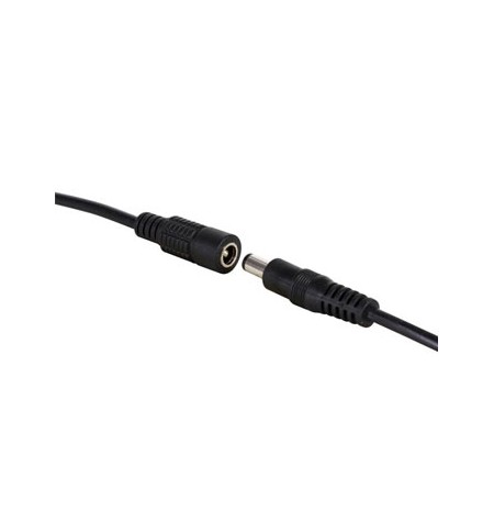 Conector DC com cabo Macho/Fêmea