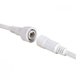 Conector DC com cabo Macho/Fêmea para Fitas LED 1 Cor IP68
