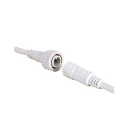 Conector DC com cabo Macho/Fêmea para Fitas LED 1 Cor IP68