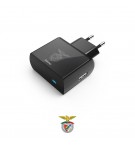 Carregador USB-A 12W Socket Benfica Preto