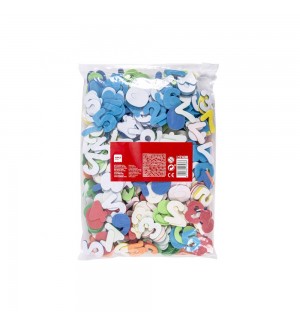 Numeros Adesivos Goma Eva Cores Sortidas 500un