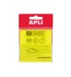 Bloco Notas Aderentes 075x075mm Film Apli Amarelo Transp 50F