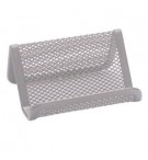 Porta-Nomes Secretária Tipo Rede Prata 1un