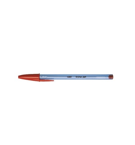 Esferográfica BIC Cristal Soft BallPoint Vermelho 1,2mm 50un