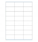 Etiquetas 070x036mm 100Fls A4 Transparente Markin 2400un