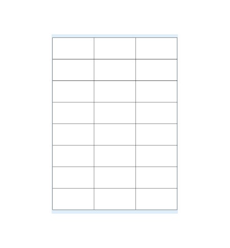 Etiquetas 070x036mm 100Fls A4 Transparente Markin 2400un