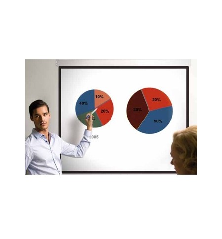 Tela de Parede Manual 180x180cm 1:1 9D006004