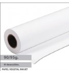 Papel Vegetal InkJet 90/95gr 914mmx50mtsx50 Pack 1 Rolo