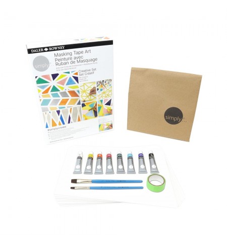 Conjunto Simply Set Creativo Masking Tape Art
