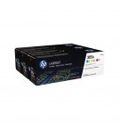 Pack Toners HP 305A 3 Cores CF370AM 2600 pág.