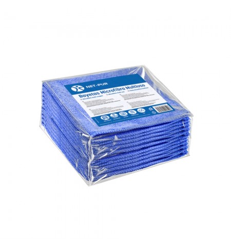 Pano Microfibra Terry 30x40cm 280g Azul Pack 10un