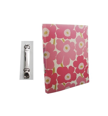 Pasta Arquivo L/E Marimekko 2 Argolas 310x240x20mm Rosa