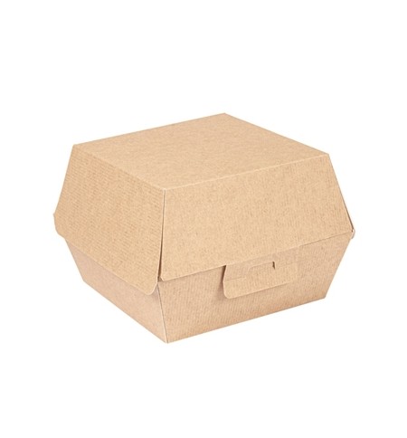 Caixa Hamburguer THEPACK 14,4x13,6x9,2cm Natural 50u