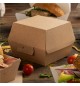 Caixa Hamburguer THEPACK 14,4x13,6x9,2cm Natural 50u