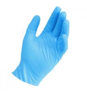 Luvas Nitrilo Tamanho XL s/Pó Azul 100un