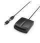 Leitor Cartão Cidadão Chip DNI 4.0 USB-A + USB-C