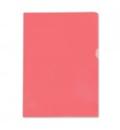 Bolsa Plástico em L A4 90mic Vermelho 1un