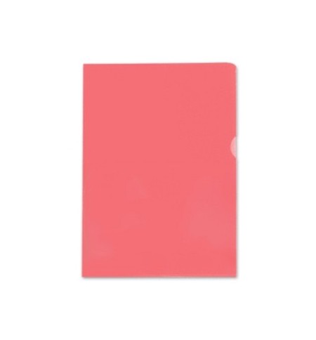 Bolsa Plástico em L A4 90mic Vermelho 1un