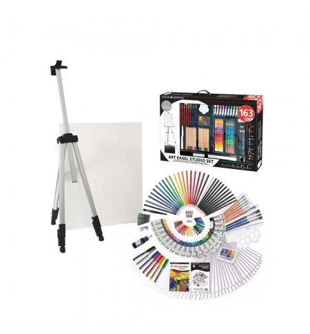 Conjunto Pinturas Complete Art Easel Studio Set 163un