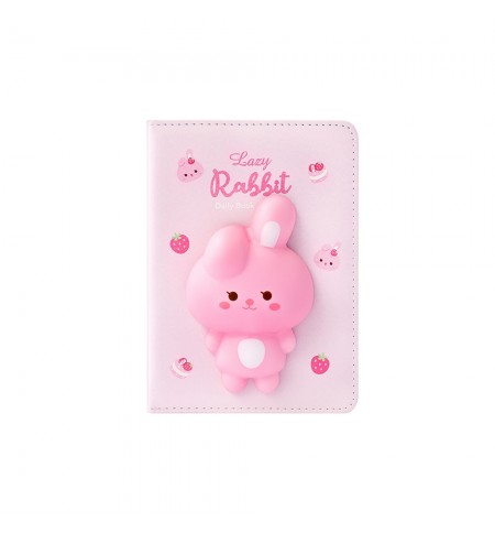 Bloco Notas 157x112mm Squishy Lazy Rabbit 96Fls