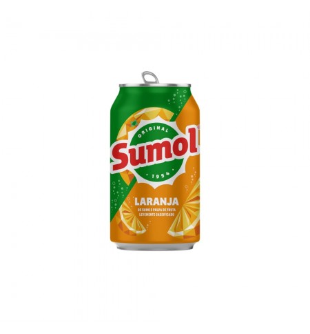 Refrigerante Com Gás Sumol Laranja Lata 330ml 1un