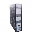 Pasta+Caixa Arquivo Definitivo AZ L76 310x230 Preto 25un