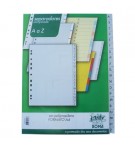 Separadores A4 Plástico Índice A4 (A a Z) 1un