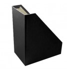 Porta Revistas 30x25x16cm Cartão Preto