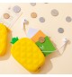 Porta Moedas Silicone Ananás 1un