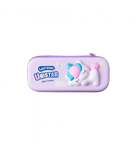 Estojo Retangular Squishy Unicórnio