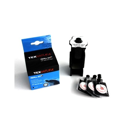 Refill Kit Compatível HP 21 / 27 / 56 Preto