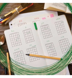 Marcador Fino Fineliner Point 88/36 0,4mm Verde 1un