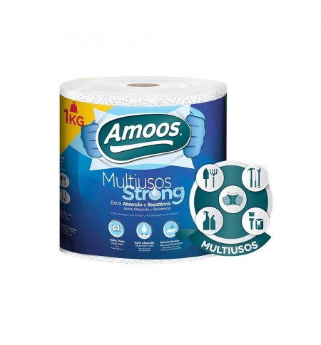 Rolo Multiusos 070mx22cm 63g 3Fls Amoos Strong 1un