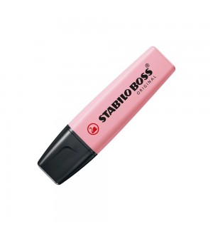 Marcador Fluorescente Stabilo 70/129 Rosa Pastel 10un