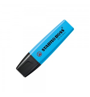 Marcador Fluorescente Stabilo 70/31 Azul 10un