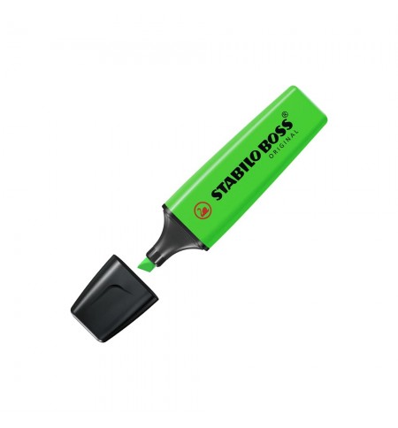 Marcador Fluorescente Stabilo 70/33 Verde Claro 10un