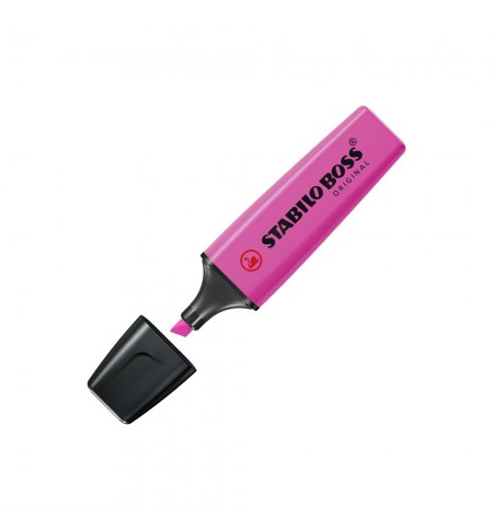 Marcador Fluorescente Stabilo 70/58 Rosa Escuro 10un