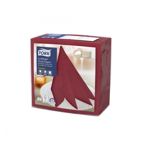 Guardanapos 39x39 1Fl Bordeaux TORK Linstyle TNT 50un