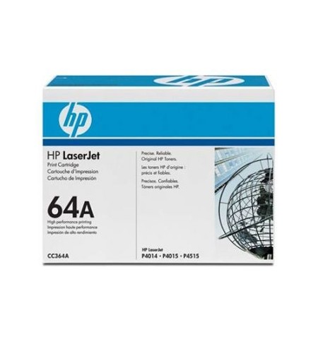 Toner HP 64A Preto CC364A 10000 Pág.