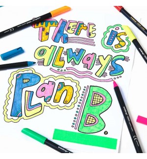 Marcador Médio Edding 1200 1mm Amarelo 1un