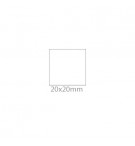 Etiquetas 20x20 Pack de 12 Folhas Brother SC-2000USB