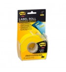 Etiquetas em Rolo Post-it 025,4mmx17,7m Amarelo 1un