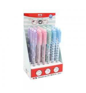 Esferográfica Gel Little Kitty Apagável Azul 0,5mm Sortido