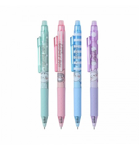 Esferográfica Gel POP Kitty Apagável Azul 0,5mm Sortido 1un