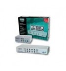 Switch KVM Desktop 2 portas PS2 Áudio Controle Mouse